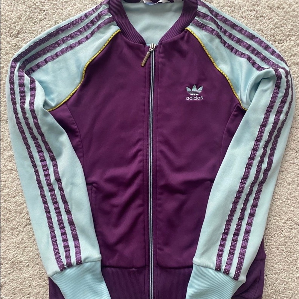 Large adidas zip up